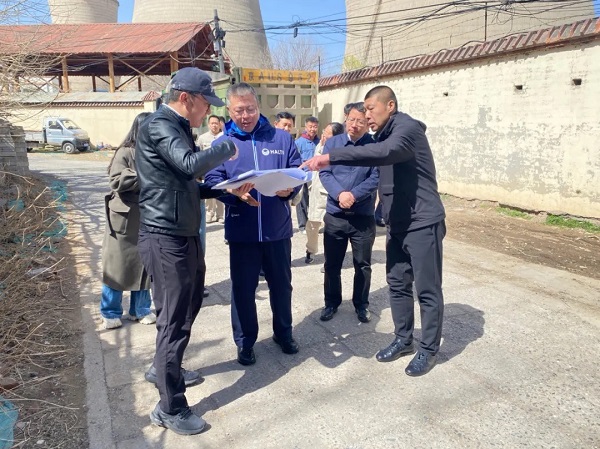 区委副书记区长李新到高井路社区到冬奥社区调研
